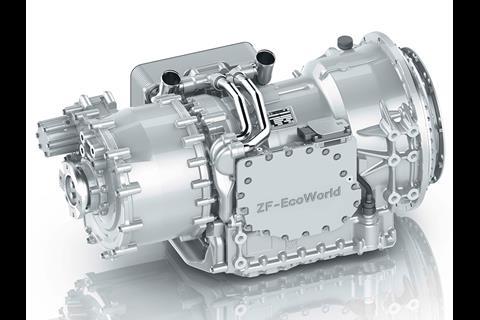 ZF’s EcoWorld transmissions are designed to be more efficient and quieter in operation.